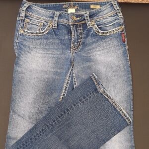 Silver Jeans Blue Skinny Denim